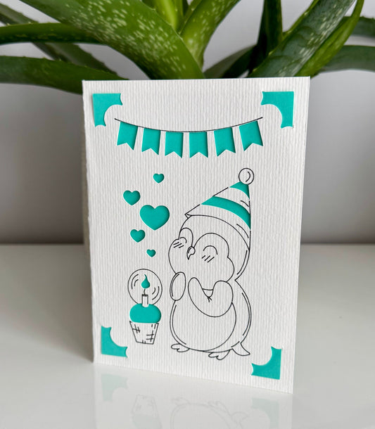 Carte Joyeux Pingouin