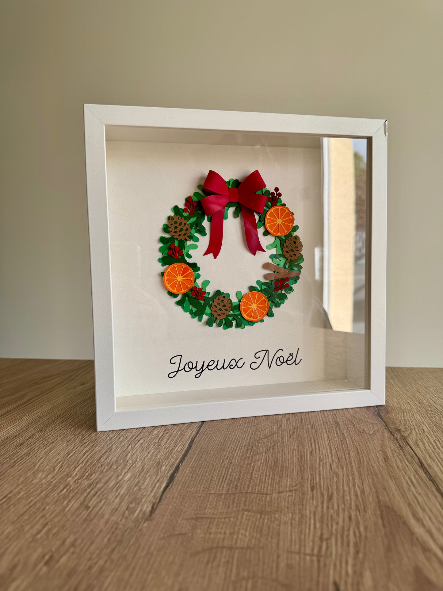 Cadre Couronne de Noël