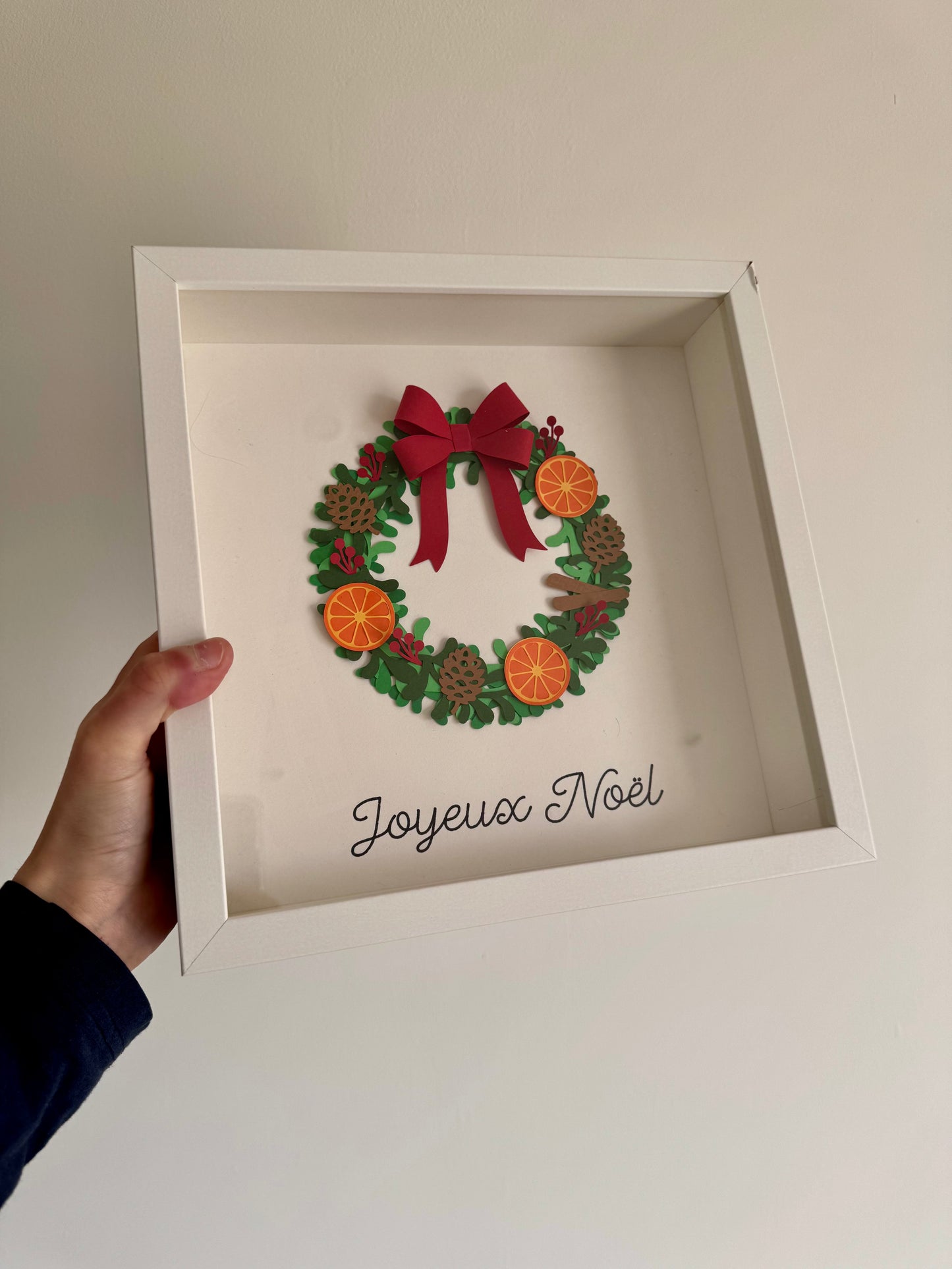 Cadre Couronne de Noël