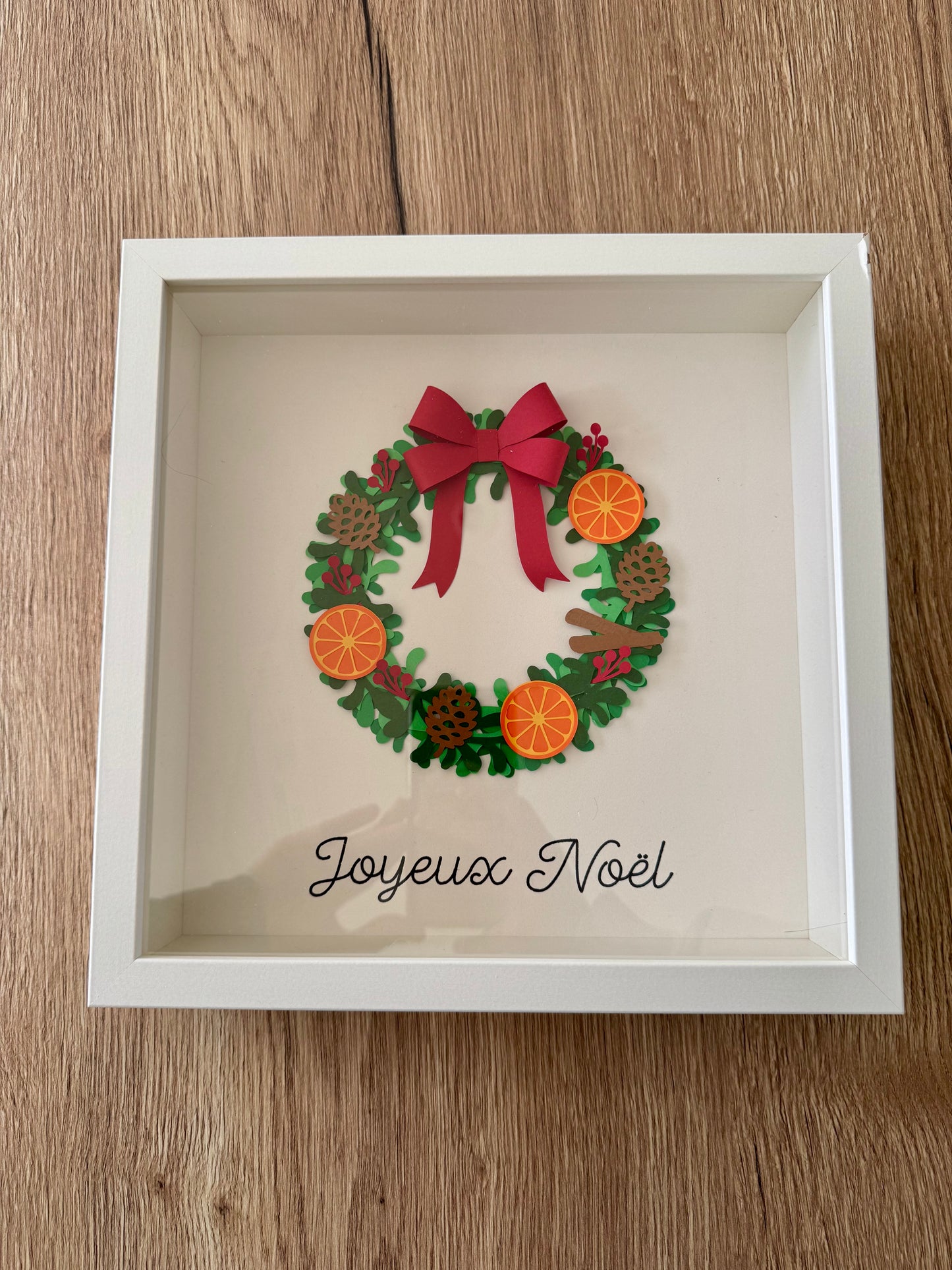 Cadre Couronne de Noël